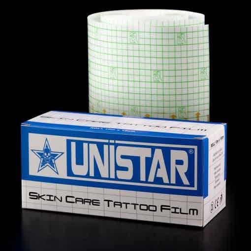 UNISTAR PELÍCULA DE TATUAJE EN ROLLO – 10 MX 15 CM