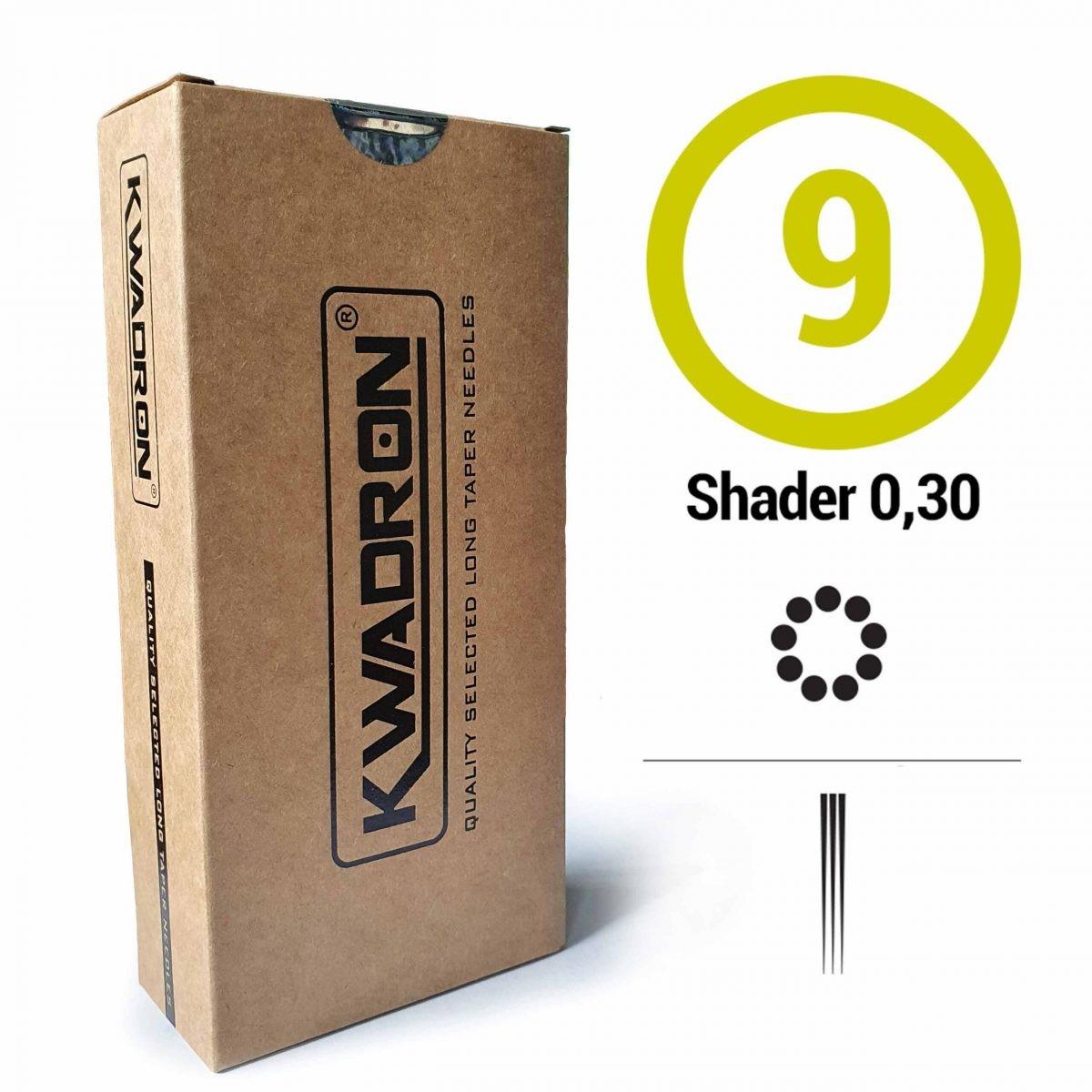 AGUJAS DE TATUAJE KWADRON 0.30MM RS – SHADER REDONDO