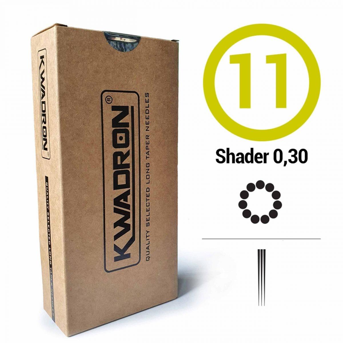 AGUJAS DE TATUAJE KWADRON 0.30MM RS – SHADER REDONDO