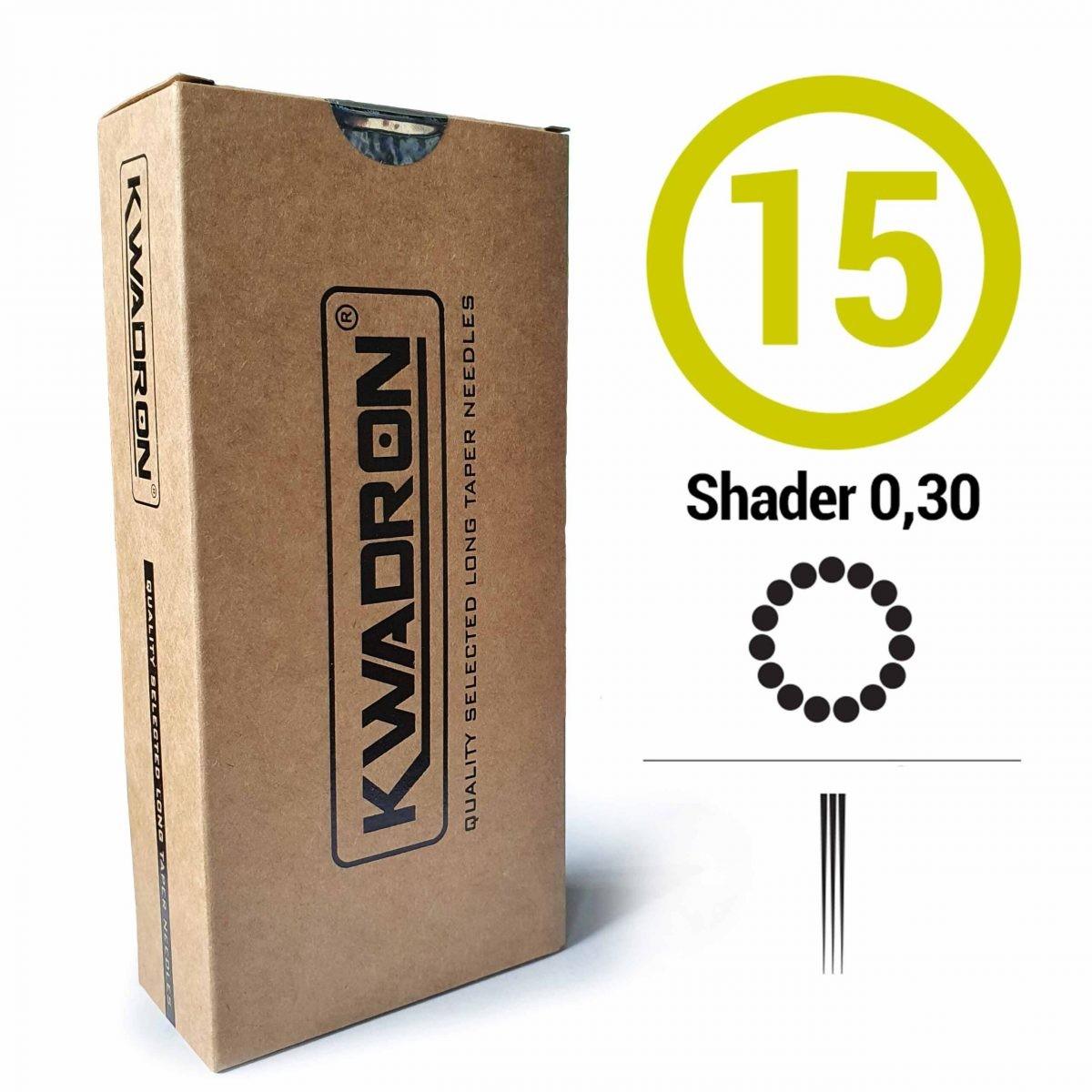 AGUJAS DE TATUAJE KWADRON 0.30MM RS – SHADER REDONDO