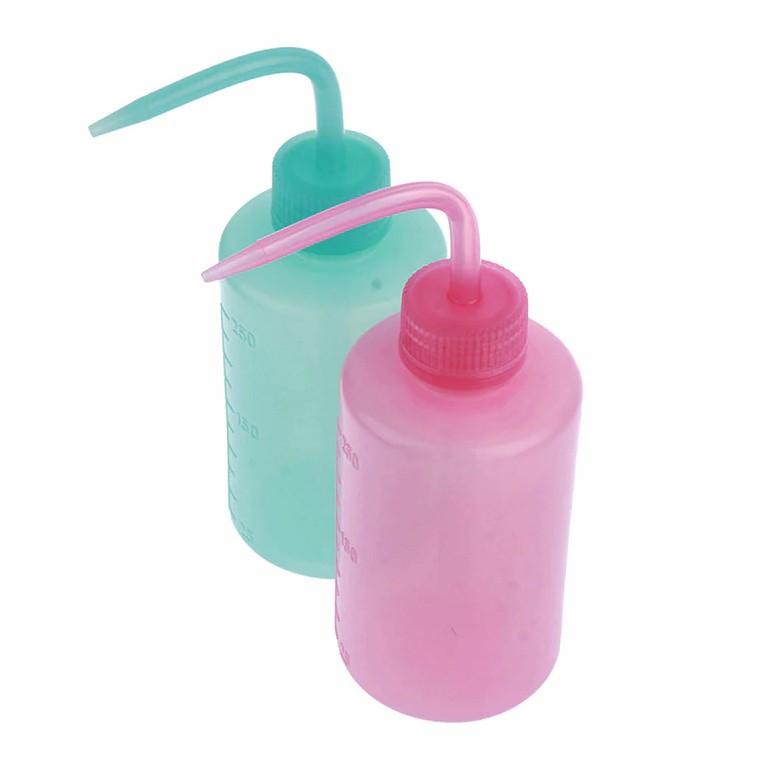 Botella de plástico transparente para jabón 250ml (box)