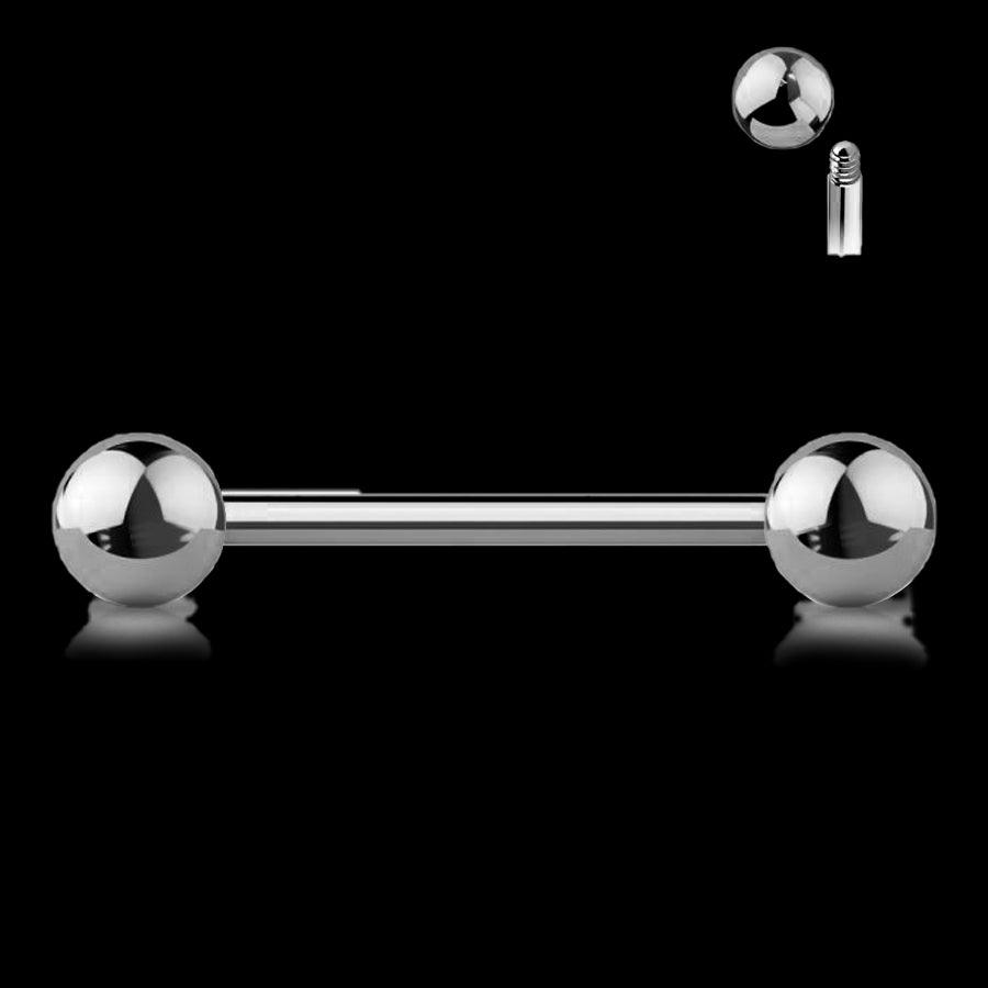 Barbells Piercings de Titanio de Rosca Externa / Unidad