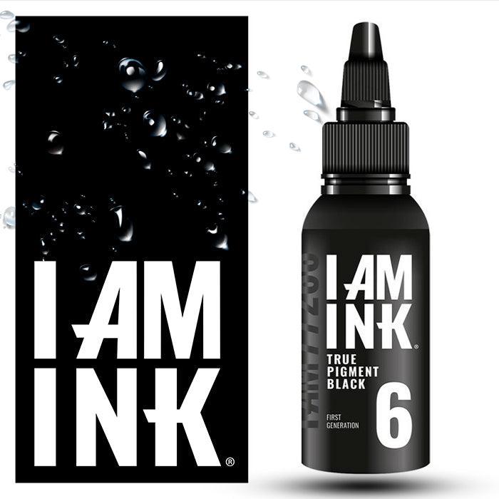 I AM INK – Tinta para tatuajes – Negro Intenso 6 – 50ML