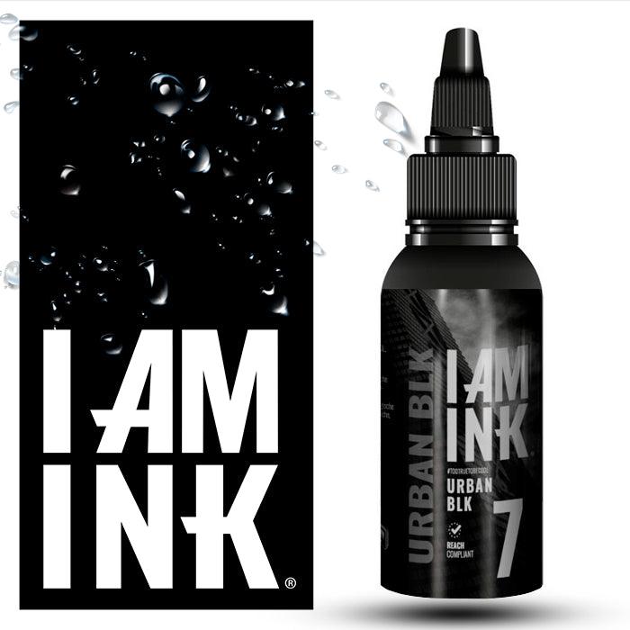 I AM INK – Tinta para tatuajes – URBAN BLK 7 – 50ML