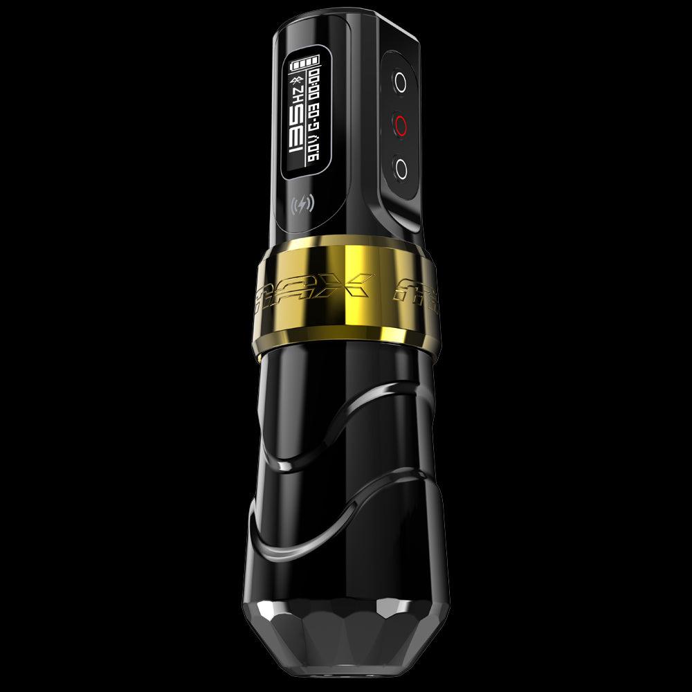 Flux Max – Máquina de tatuar con 2 x Power Bolt 2.0 – Gold Stealth