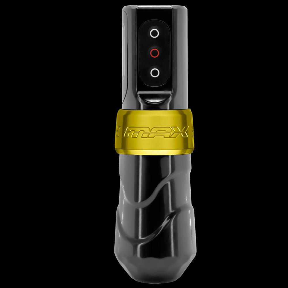 Flux Max – Máquina de tatuar con 2 x Power Bolt 2.0 – Gold Stealth