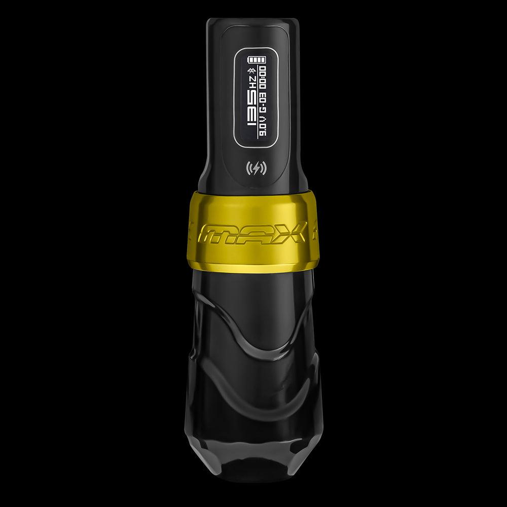 Flux Max – Máquina de tatuar con 2 x Power Bolt 2.0 – Gold Stealth