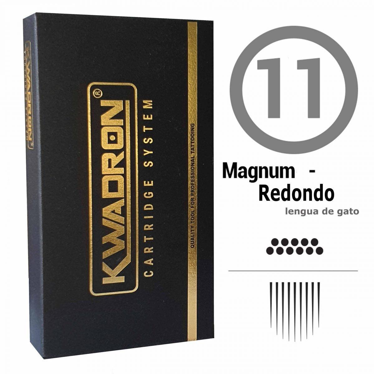 11RM KWADRON CARTUCHOS MAGNUM REDONDA -SEMLT (0.25MM/0.30MM/0.35MM)