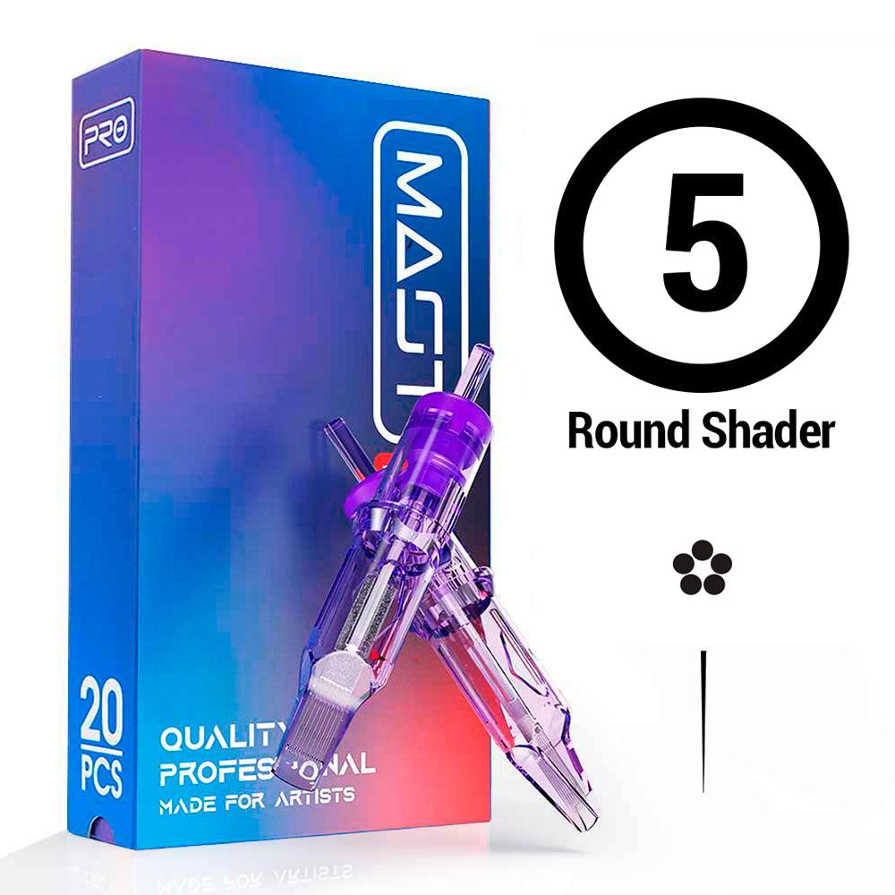 5RS Agujas de tatuajes de cartuchos MAST round shader