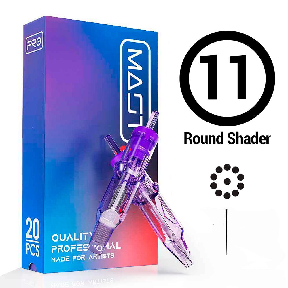 11RS Agujas de tatuajes de cartuchos MAST round shader