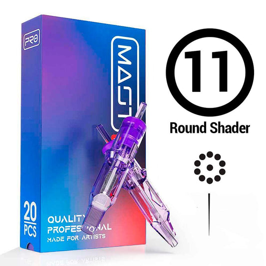 11RS Agujas de tatuajes de cartuchos MAST round shader