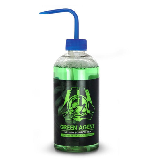 Solución de limpieza para tatuaje – Green Agent – 500 ml