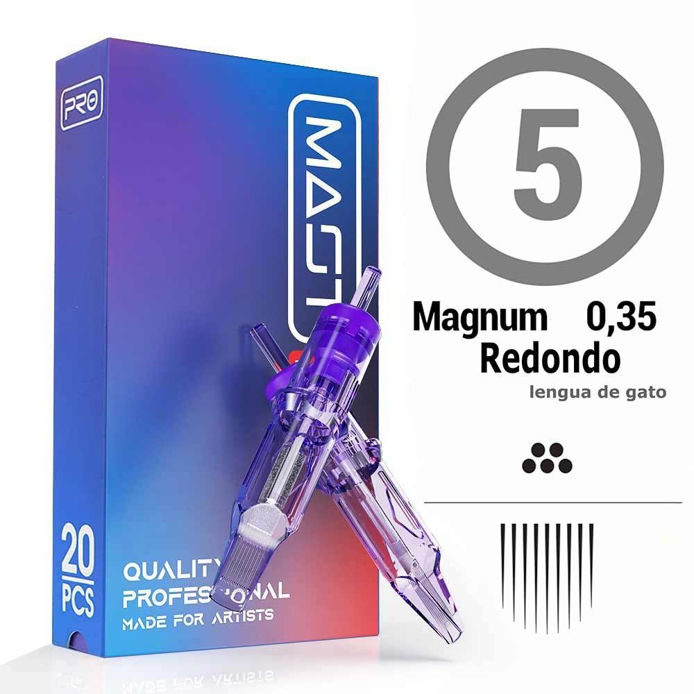 5RM Agujas de tatuajes de cartuchos MAST round magnum - Tienda Tattoo