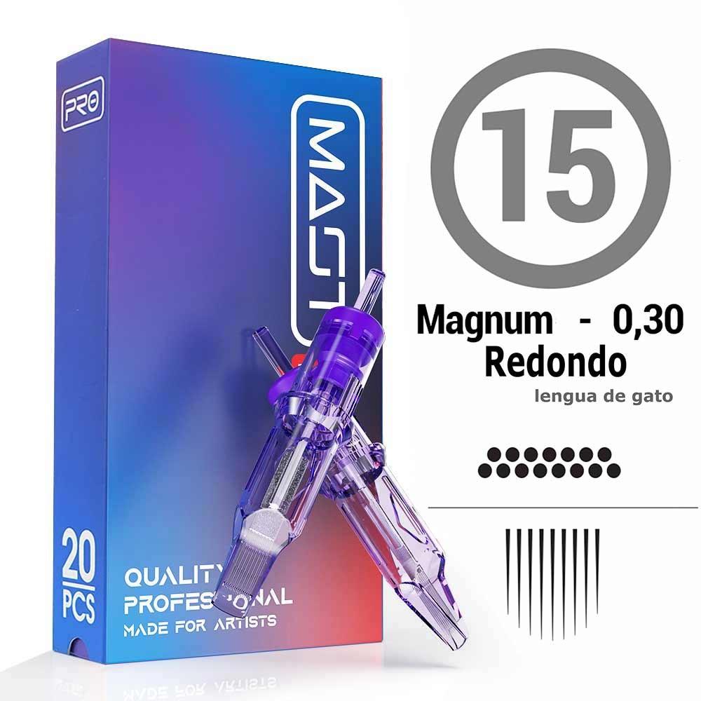 15RM Agujas de tatuajes de cartuchos MAST round magnum - Tienda Tattoo