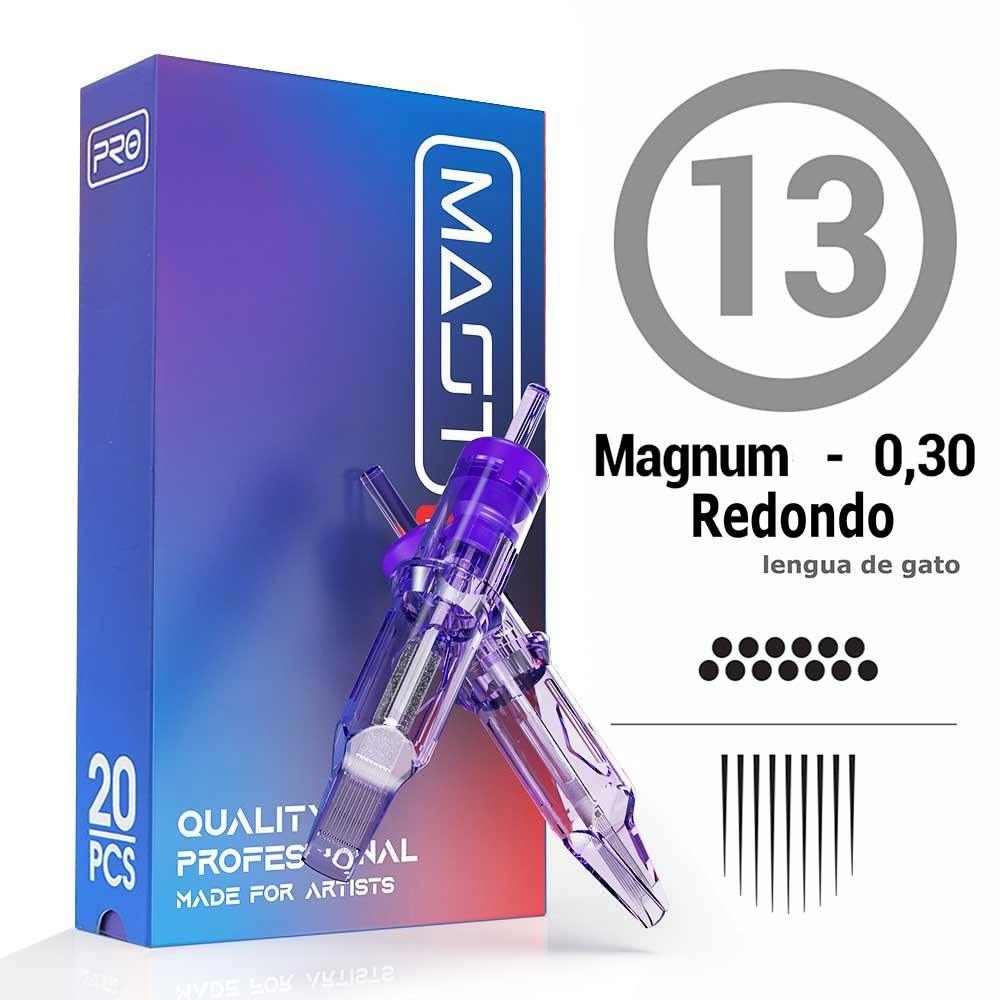 13RM Agujas de tatuajes de cartuchos MAST round magnum - Tienda Tattoo