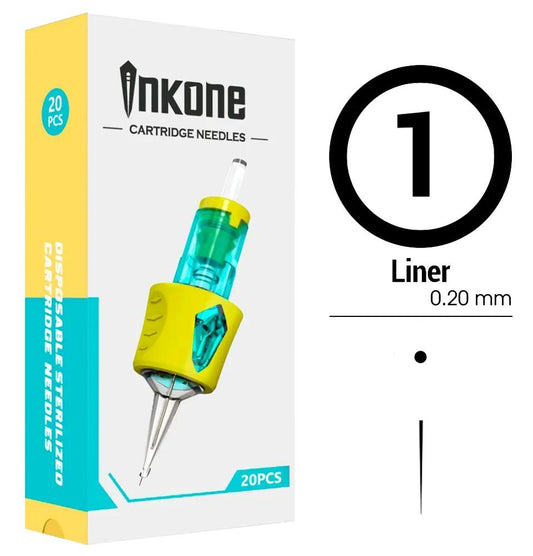 1RL/20 Agujas de tatuajes round liner INKONE 20uds. - Tienda Tattoo