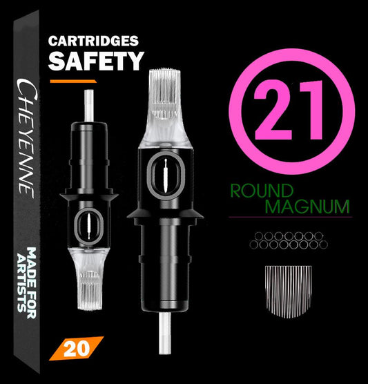 21RM 0.40 CARTUCHOS CHEYENNE ROUND MAGNUM-20 UDS - Tienda Tattoo