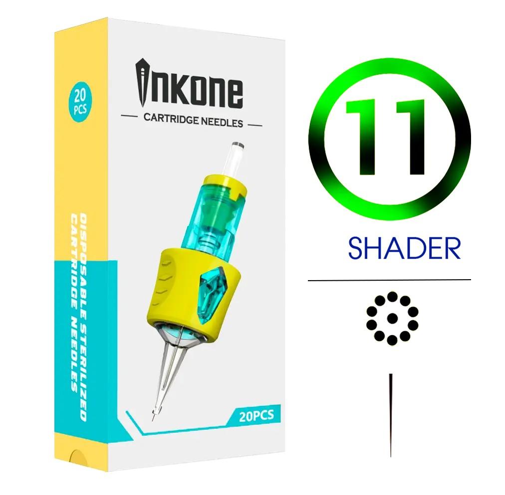 11RS/30 Agujas de tatuajes round shader INKONE 20uds. - Tienda Tattoo