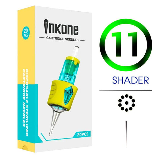 11RS/30 Agujas de tatuajes round shader INKONE 20uds. - Tienda Tattoo