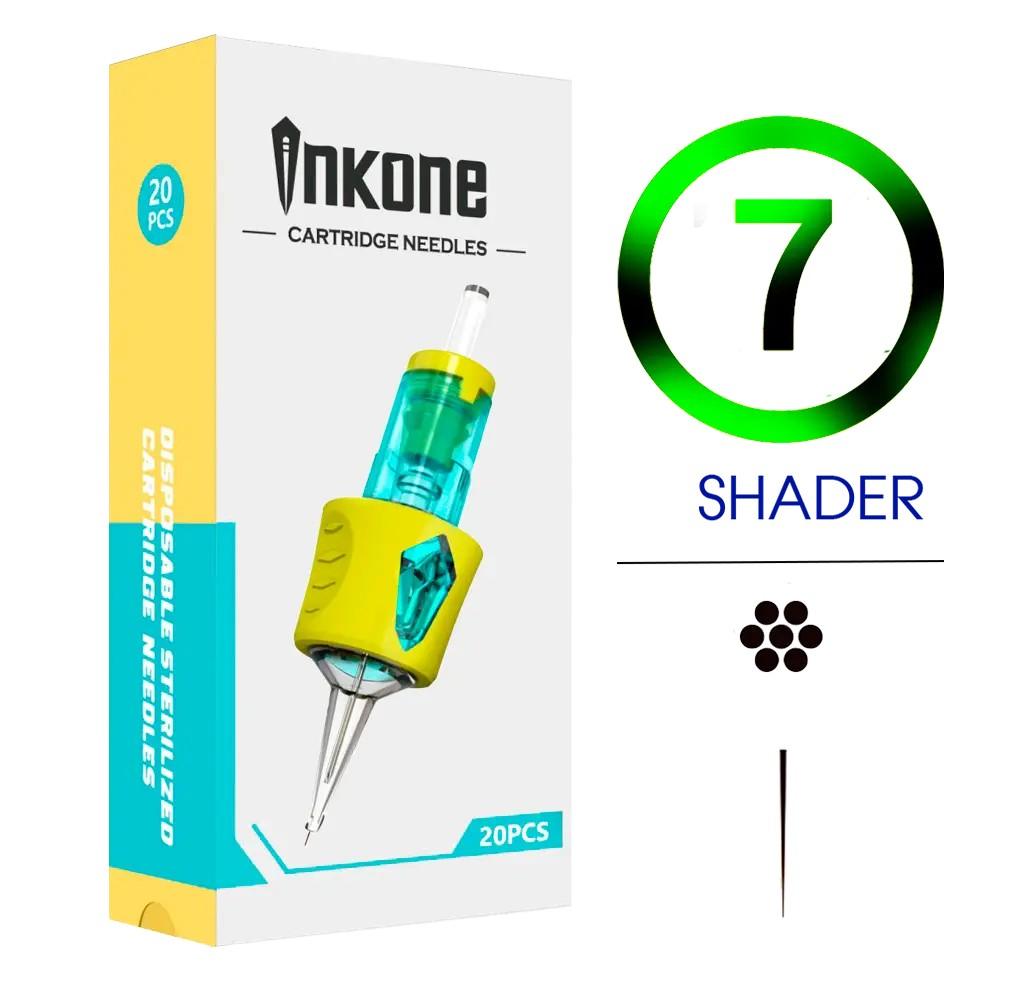 7RS/30 Agujas de tatuajes round shader INKONE 20uds. - Tienda Tattoo