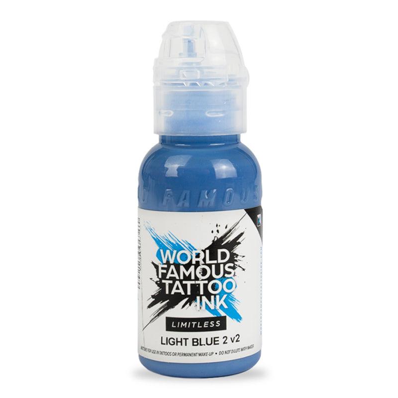 LIGHT BLUE 2 V2 – 30ML WORLD FAMOUS LIMITLESS - Tienda Tattoo