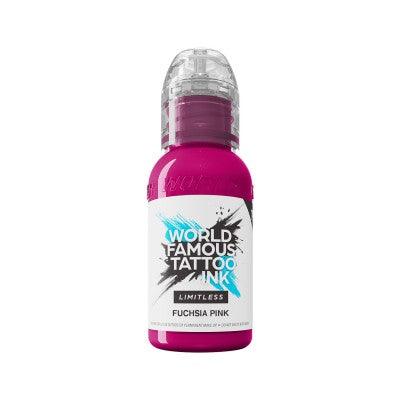 FUCHSIA PINK – 30ML WORLD FAMOUS LIMITLESS - Tienda Tattoo