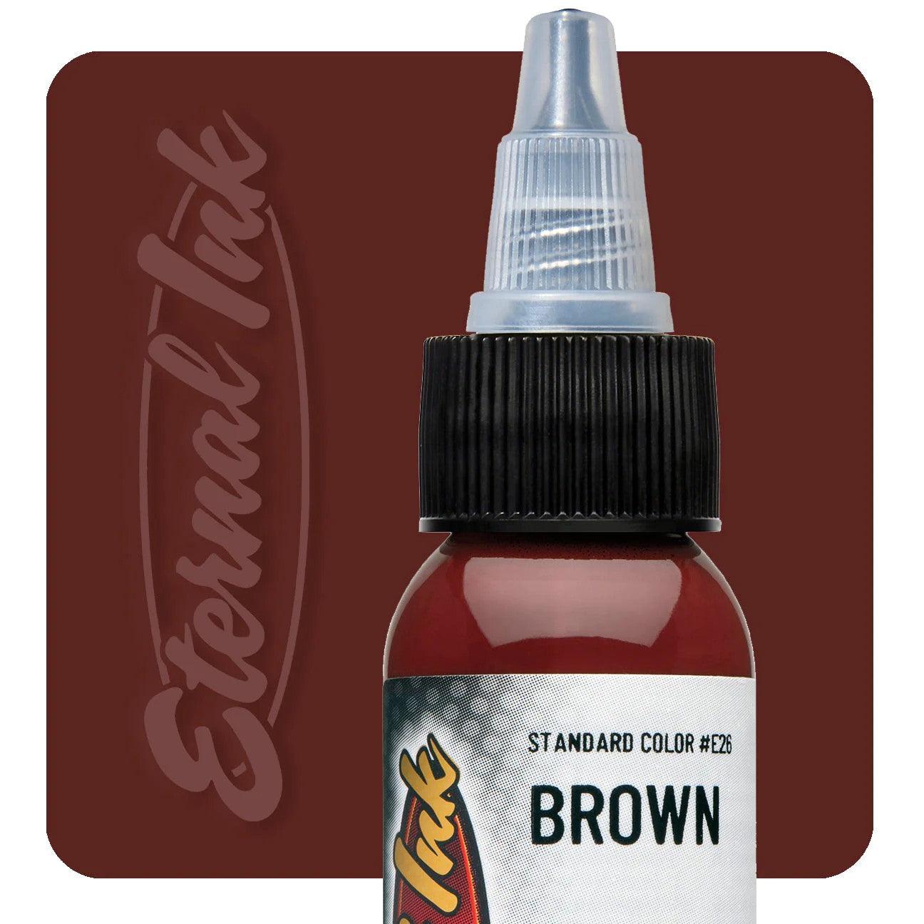 Brown – Eternal Ink 15ml/30ml - Tienda Tattoo