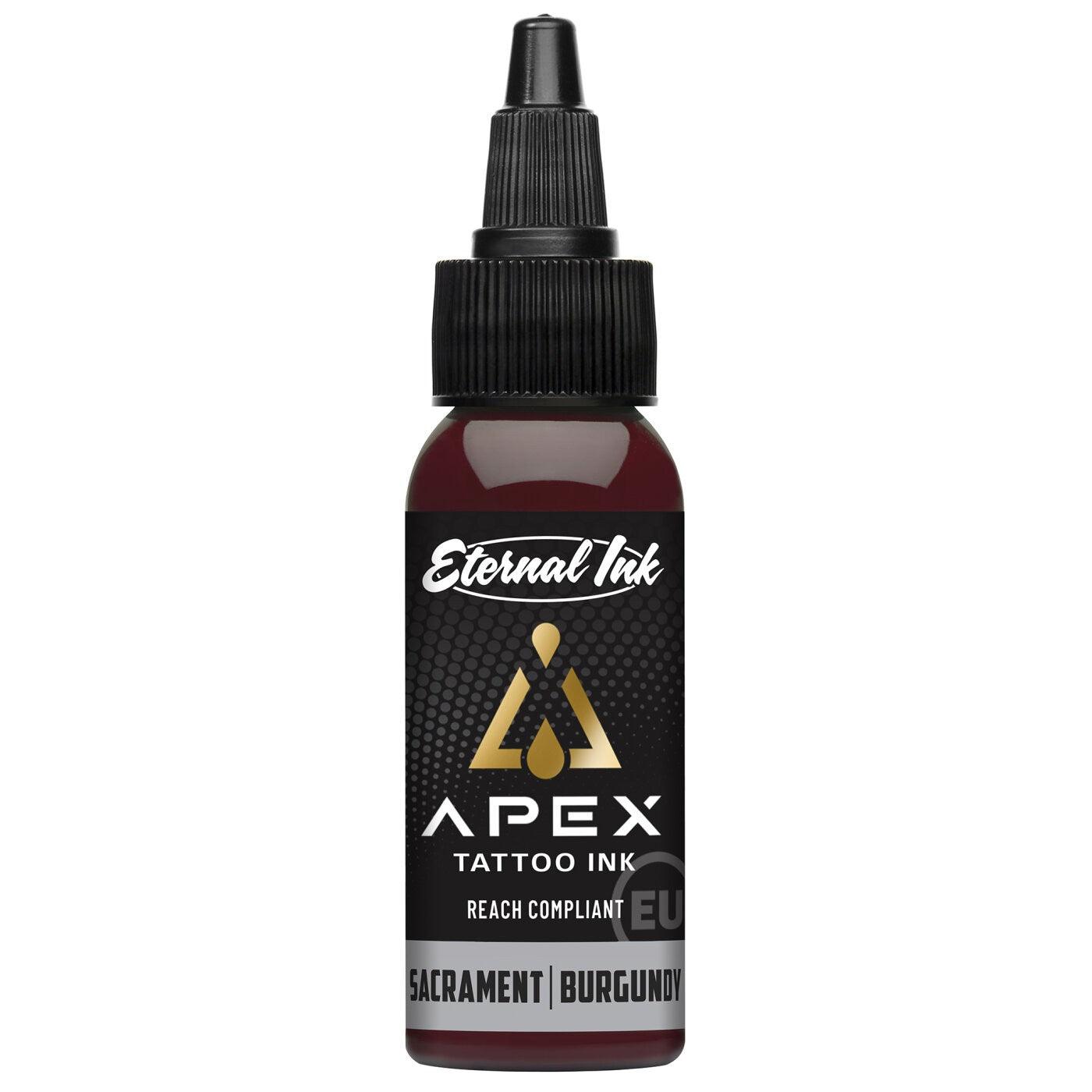 Sacrament Burgundy - Eternal Ink Apex 30ml - Tienda Tattoo