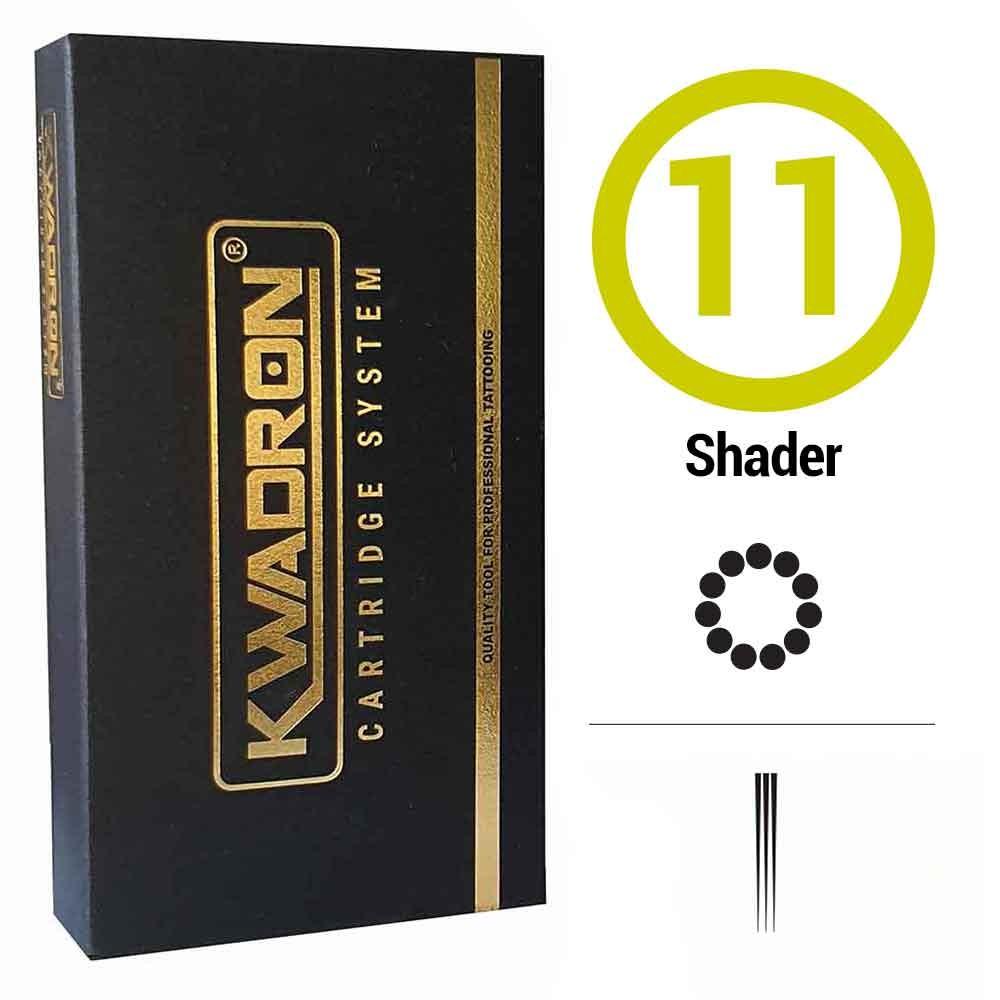 11RS CARTUCHOS KWADRON ROUND SHADER 0.25MM/0.30MM