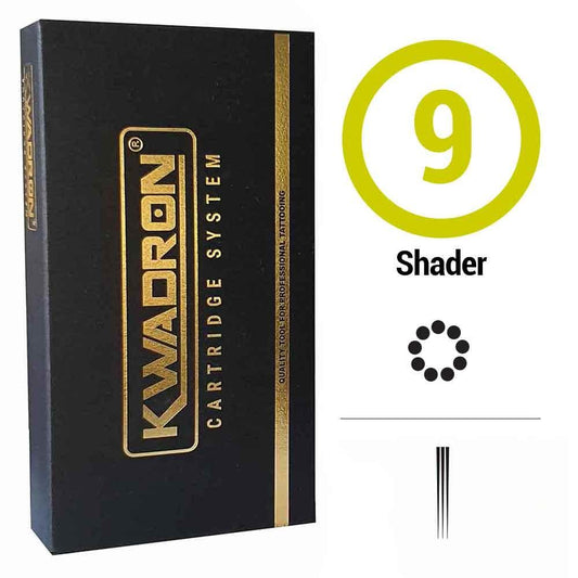 9RS CARTUCHOS KWADRON ROUND SHADER 0.25MM/0.30MM