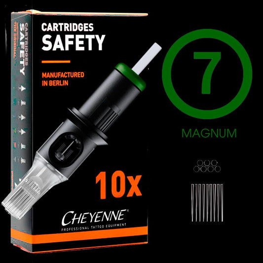 7 Magnum Cartuchos de tatuaje Cheyenne