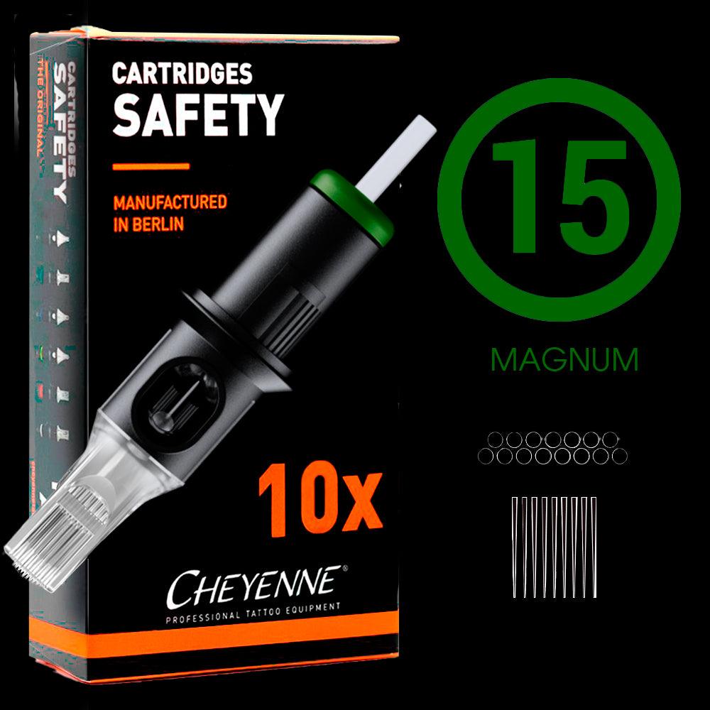 15 MAGNUM CARTUCHOS DE TATUAJE CHEYENNE