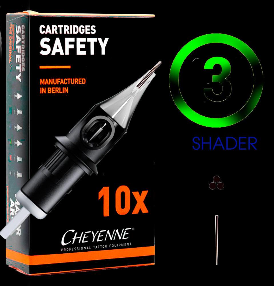 3RS Agujas para tatuajes de cartuchos Shader Cheyenne